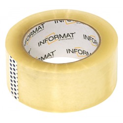 Клейкая лента 48 мм х 117 м прозрачная 43 мкм T48117-03 inФОРМАТ