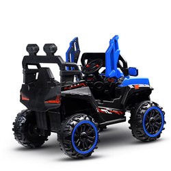 Электромобиль "Багги" с р/у управлением, четырехколесный (синий)