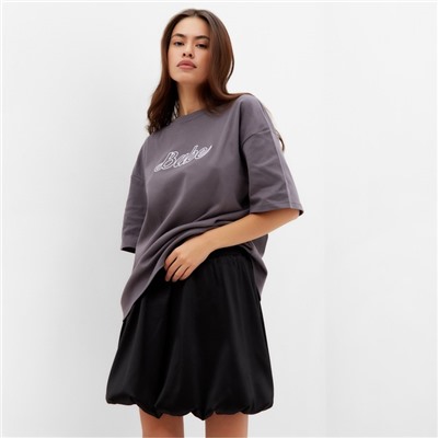 Юбка баллон мини женская MIST, размер L, чёрная