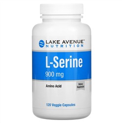 Lake Avenue Nutrition, L-Serine, 900 mg, 120 Veggie Capsules