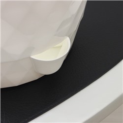 Горшок для цветов с прикорневым поливом «Румба», 3 л, белый