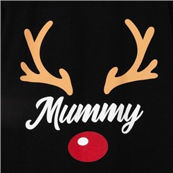 Футболка женская KAFTAN Xmas mom, размер 48-50