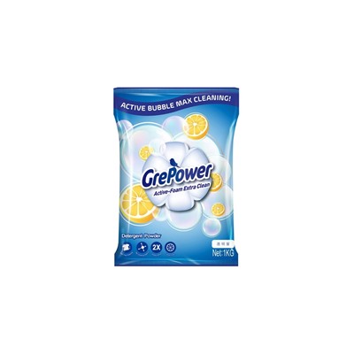 GrePower Стиральный порошок Супер-чистота активная пена 1кг