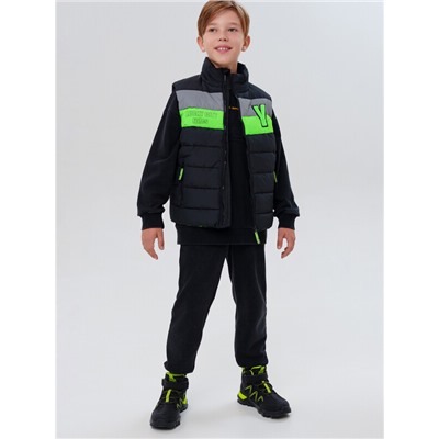 Жилет текстильный с полиуретановым покрытием для мальчиков