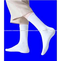 3 ПАРЫ - AMIGOBS высокие носки мужские белые арт. 1347