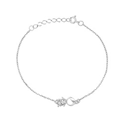 Браслет из серебра куб.циркон., В10-1474