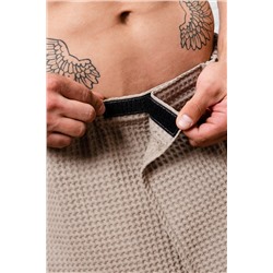 Полотенце для бани и сауны вафельное на липучке НАТАЛИ, 957958