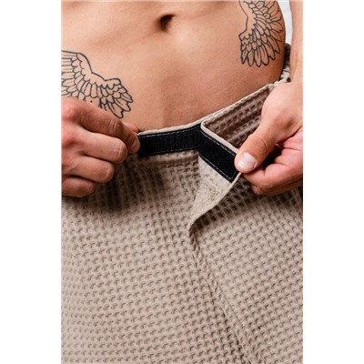 Полотенце для бани и сауны вафельное на липучке НАТАЛИ, 957958