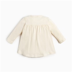 Боди детское - платье «Крошка Я» Mery Xmas, рост 62-68 см, бежевое