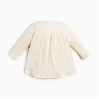 Боди детское - платье «Крошка Я» Mery Xmas, рост 62-68 см, бежевое