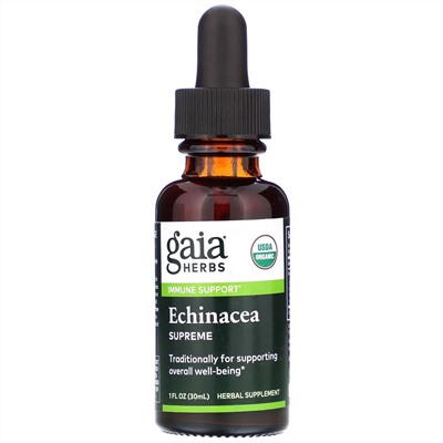 Gaia Herbs, Echinacea Supreme, 1 fl oz (30 ml)