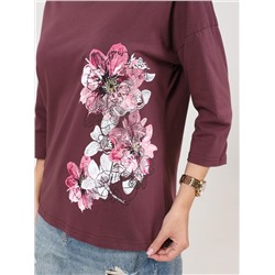 Мимулус - футболка лиловый