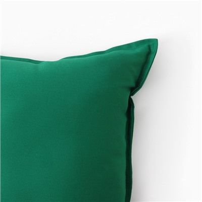 Подушка декоративная «Этель», 45×45±1 см, 100% хлопок, зелёная