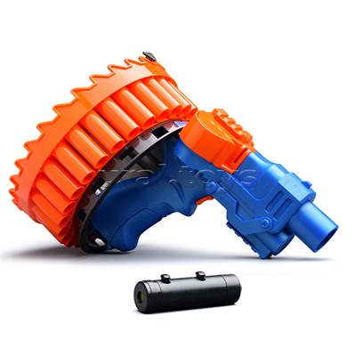 Бластер "Сокрушение" с мягкими полимерными пулями, в коробке