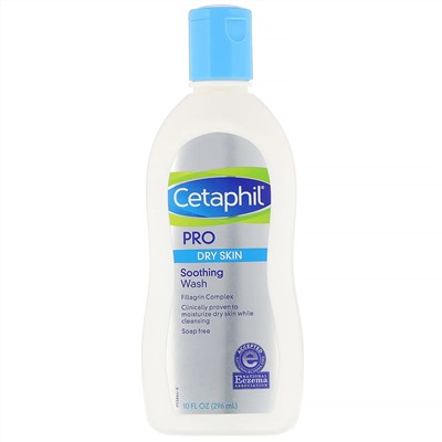 Cetaphil, Успокаивающее средство для мытья Pro, для сухой кожи, 296 мл