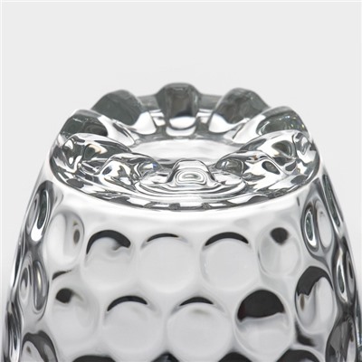 Ведро для льда «Верона», 700 мл, с щипцами, стекло, прозрачное