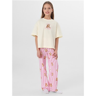 КОМПЛЕКТ ДЛЯ ДЕВОЧЕК (ФУТБОЛКА, БРЮКИ) 567747