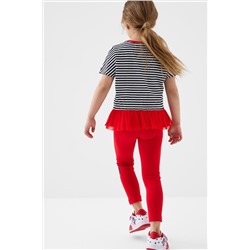 Комплект трикотажный для девочек: джемпер (футболка), брюки (легинсы) PLAYTODAY, 1243356