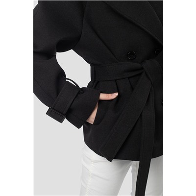 01-12222 Пальто женское демисезонное (пояс)