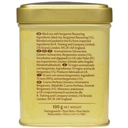 Twinings, Earl Grey, листовой чай, 100 г (3,53 унции)