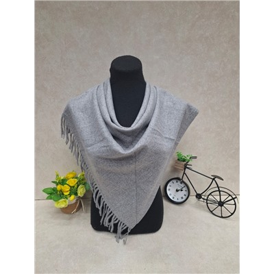 Платок из кашемира, цвет светло серый