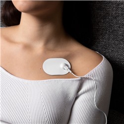 УЦЕНКА Массажёр для шеи Luazon LEM-16, от батареек 2хААА (не в комплекте), белый