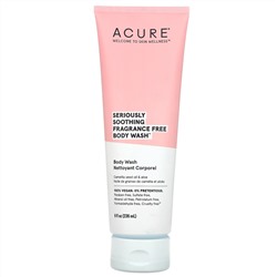 Acure, Seriously Soothing Body Wash, Fragrance Free, 8 fl oz (236 ml)