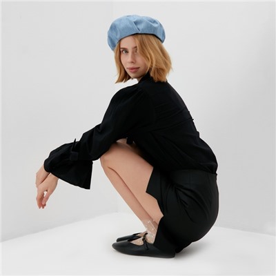 Блузка женская MINAKU: Enjoy, размер 48, чёрная