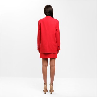 Пиджак женский однобортный MIST, размер 48, красный
