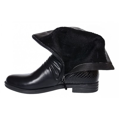 60-141A черн Ботинки деми для девочек (27-32)/12