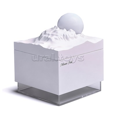 Светильник-увлажнитель "Луна" цвет белый, в коробке