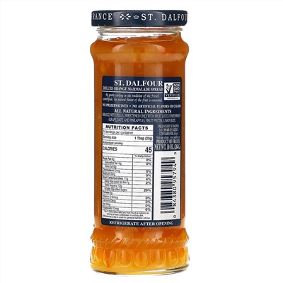 St. Dalfour, Deluxe, апельсиновый мармеладный джем, 284 г (10 унций)