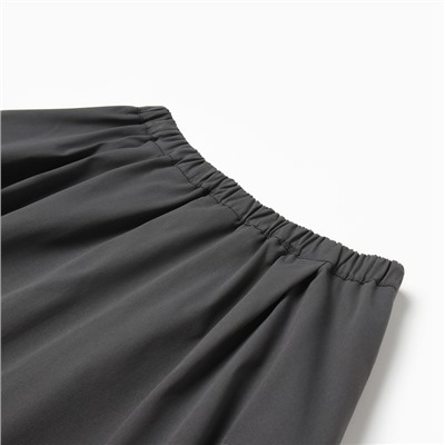 Юбка миди с накладным карманом женская MINAKU: Safari, графит, размер 42