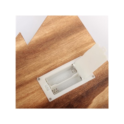 Светодиодная фигура «Ёлка» 30×33×6.5 см, дерево, батарейки АААх2 (не в комплекте), свечение тёплое белое