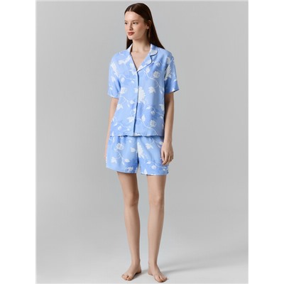 КОМПЛЕКТ ЖЕНСКИЙ (РУБАШКА, ШОРТЫ) 592553-1