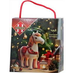 HILLTOP. Новый год. Футляр «Лошадка с фонарем» 50 гр. карт.упаковка