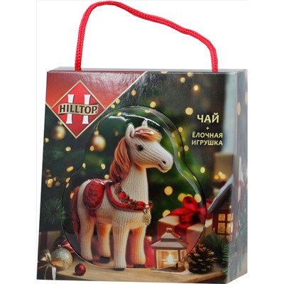 HILLTOP. Новый год. Футляр «Лошадка с фонарем» 50 гр. карт.упаковка
