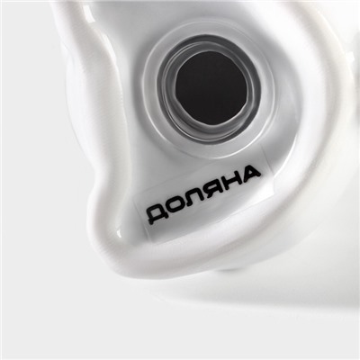 Набор для специй Доляна «Зайка», солонка 50 мл, перечница 50 мл, доломит, белый