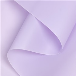 Пленка матовая для цветов и букетов, светло - сиреневая, 0.58×10 м