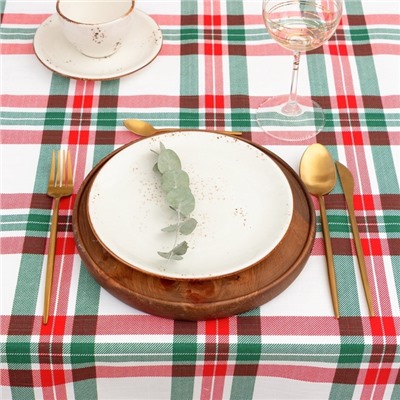 Скатерть «Этель» Holiday decoration, 149×180 см, хлопок 100%, репс 210 г/м²