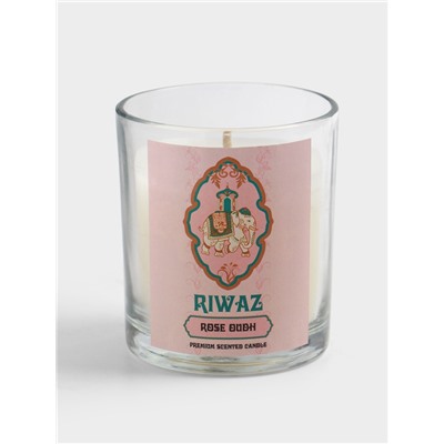 Свеча ароматическая в стекле «Роза», соевый воск, 120 г