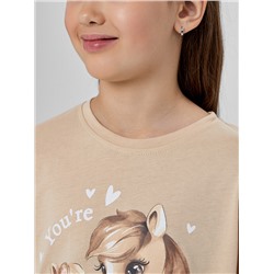 КОМПЛЕКТ ДЛЯ ДЕВОЧЕК (ЛОНГСЛИВ, БРЮКИ) 567756