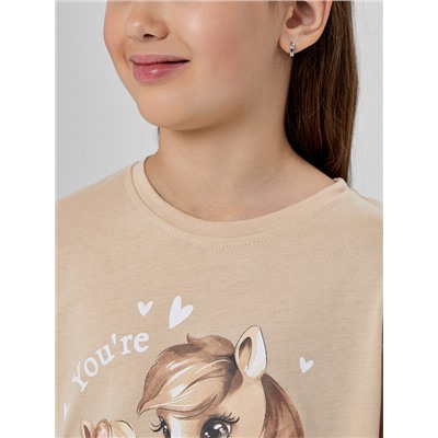 КОМПЛЕКТ ДЛЯ ДЕВОЧЕК (ЛОНГСЛИВ, БРЮКИ) 567756