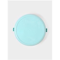 Ланч бокс TAKE IT EASY «Милави», 1.5 л, 3 уровня, сохраняет тепло 2 ч, нержавеющая сталь, белый, голубой