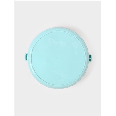 Ланч бокс TAKE IT EASY «Милави», 1.5 л, 3 уровня, сохраняет тепло 2 ч, нержавеющая сталь, белый, голубой