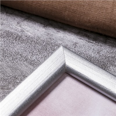 Фоторамка для фото 18×24 см Samoa, сосна, (пластиковый экран), серебро