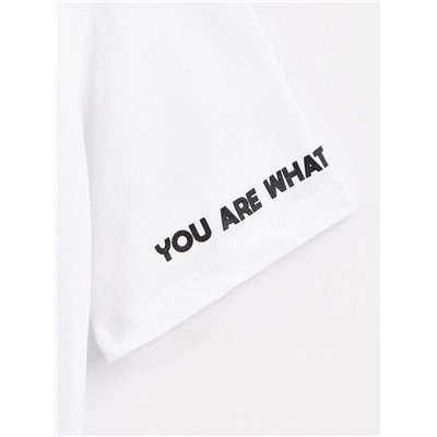 Джемпер женский CONTE Oversize-футболка из хлопка «Believe» LD 1658