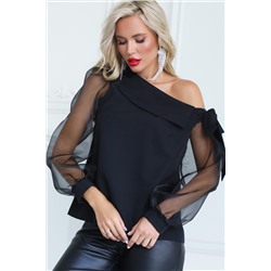 Блузка “Леди ангел” (чёрный)