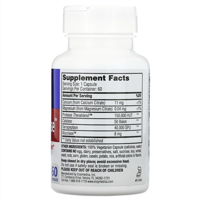 Enzymedica, Enzyme Defense, 60 капсул
