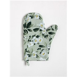 Прихватка варежка «Доляна» Jasmine, 20×28 см, рогожка, хлопок 100%, 164 г/м²